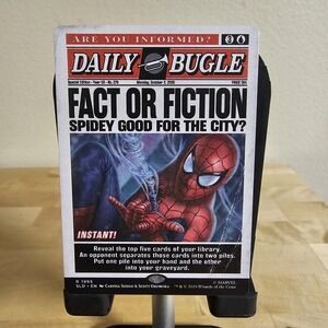 MTG Fact or Fiction 1995 Rare Secret Lair Marvel's Spider-Man: Daily Bugle News